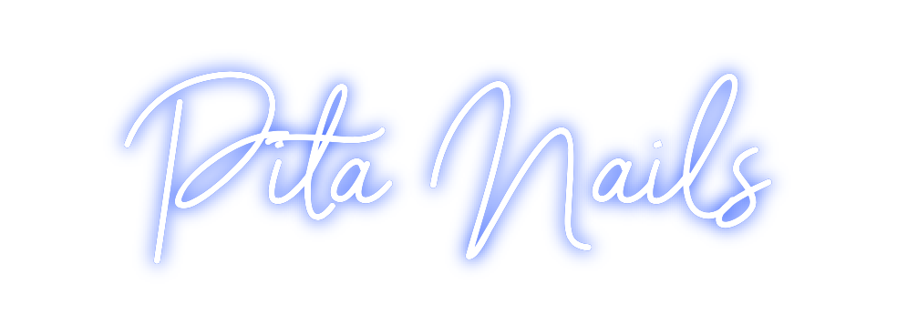 Neon personalizado: Pita Nails