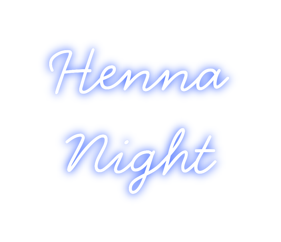 Neon personalizado: Henna
Night
