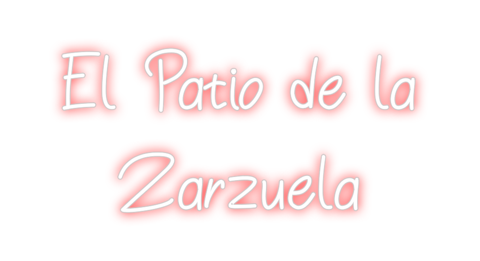 Neon personalizado: El Patio de l...