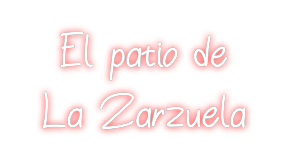 Neon personalizado: El patio de ...
