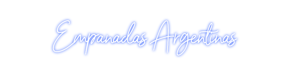 Neon personalizado: Empanadas Arg...