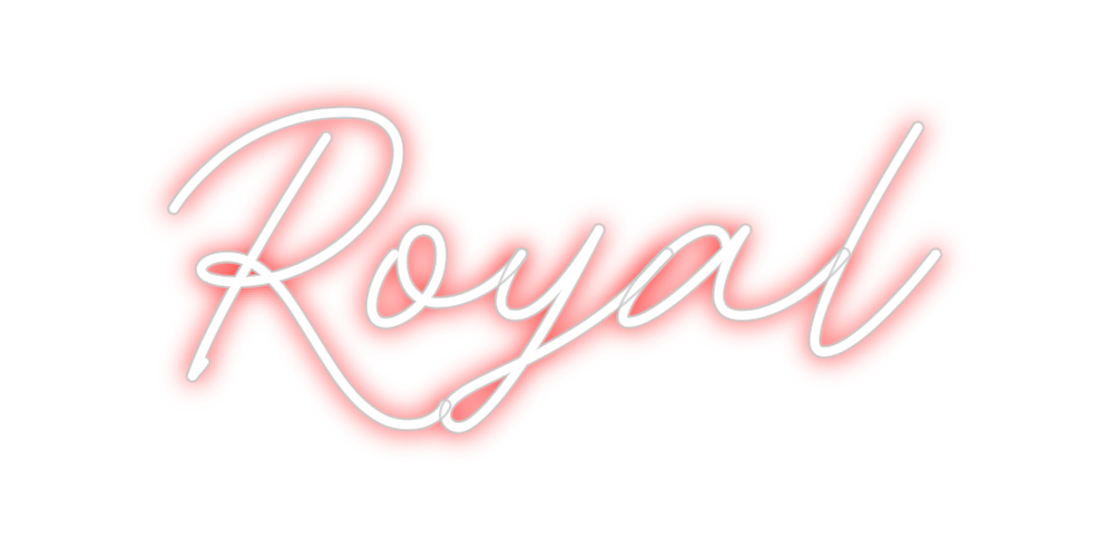 Neon personalizado: Royal
