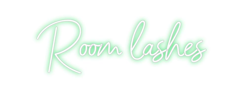 Neon personalizado: Room lashes