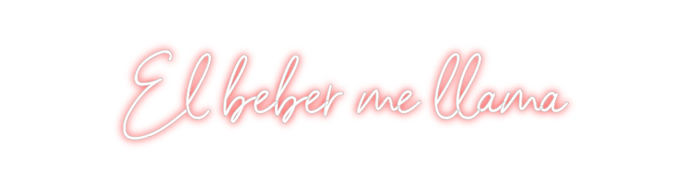 Neon personalizado: El beber me l...
