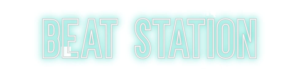 Neon personalizado: BEAT STATION