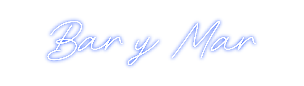 Neon personalizado: Bar y Mar