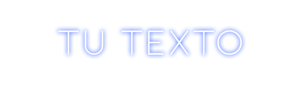 Neon personalizado: Tu texto