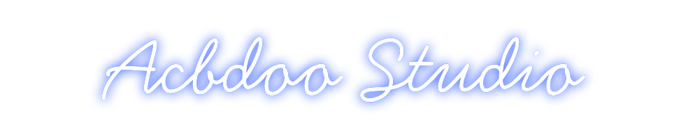 Neon personalizado: Acbdoo Studio