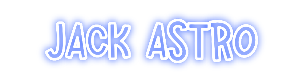 Neon personalizado: JACK ASTRO