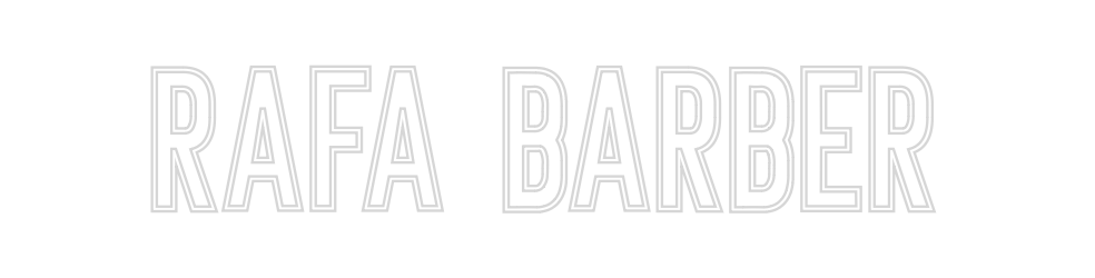 Neon personalizado: Rafa barber