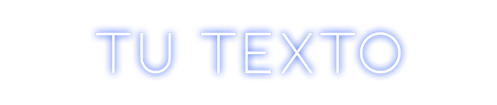 Neon personalizado: Tu texto