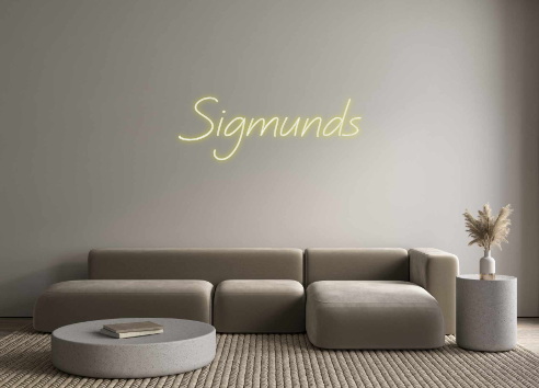 Neon personalizado: Sigmunds