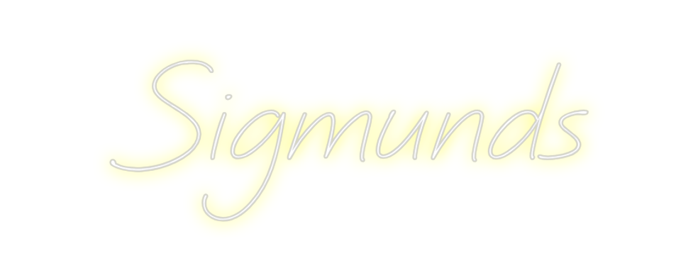 Neon personalizado: Sigmunds