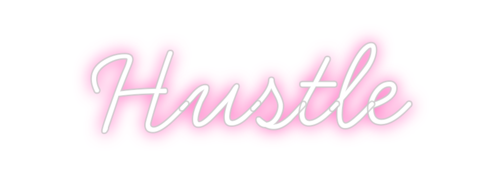 Neon personalizado: Hustle