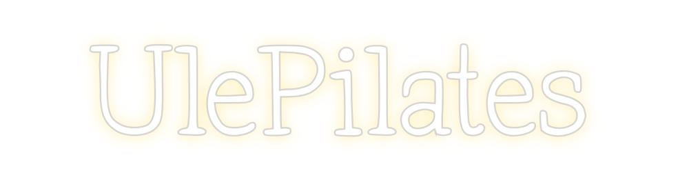 Neon personalizado: UlePilates