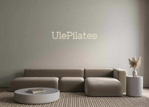 Neon personalizado: UlePilates