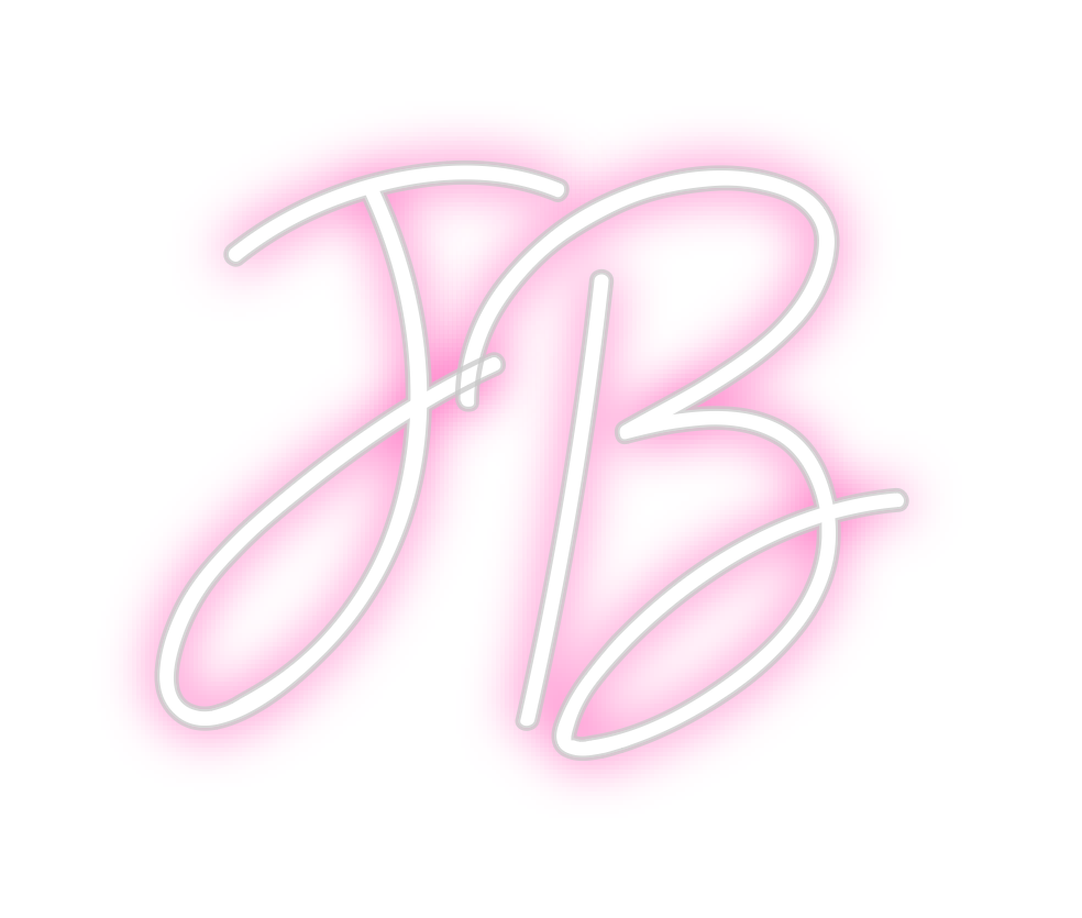 Neon personalizado: JB