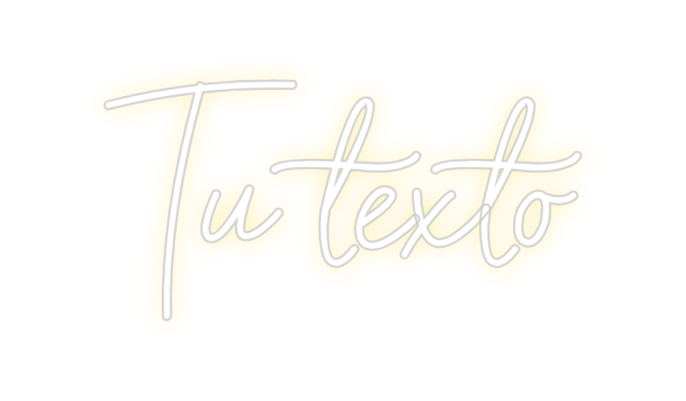 Neon personalizado: Tu texto