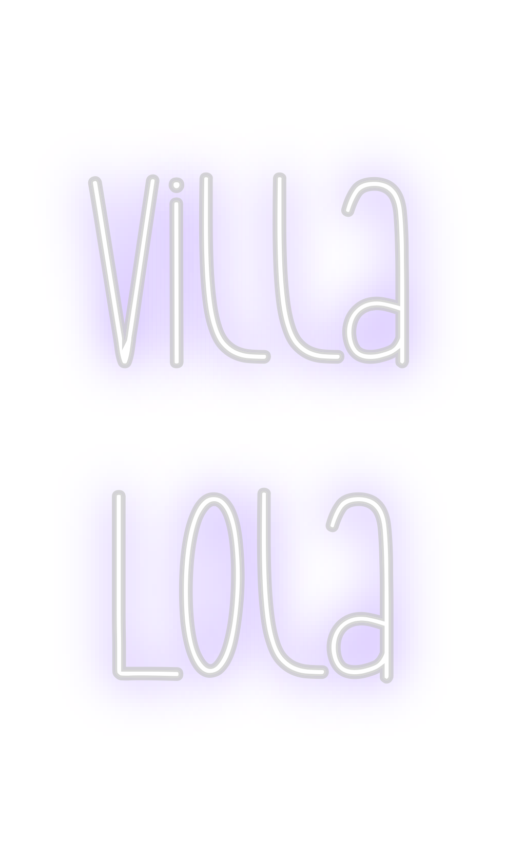 Neon personalizado: Villa
Lola