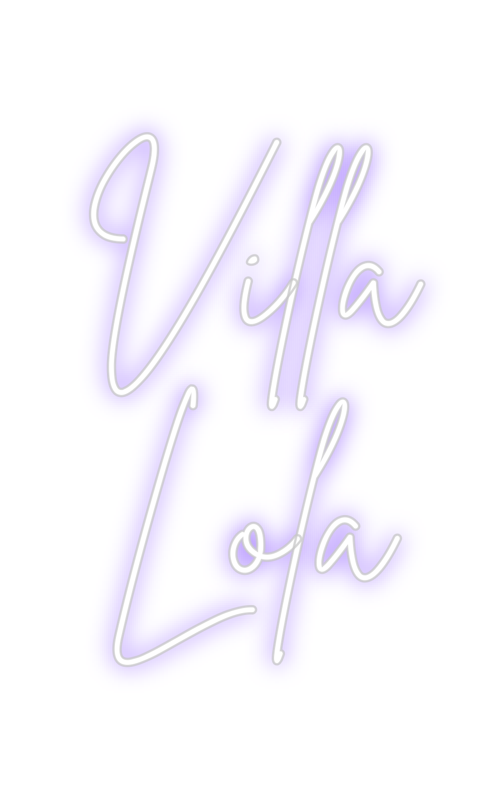 Neon personalizado: Villa
Lola