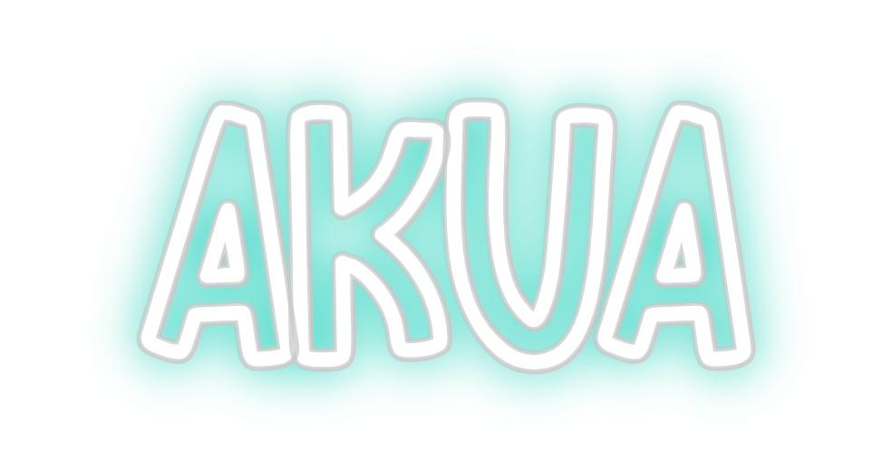 Neon personalizado: AkuA