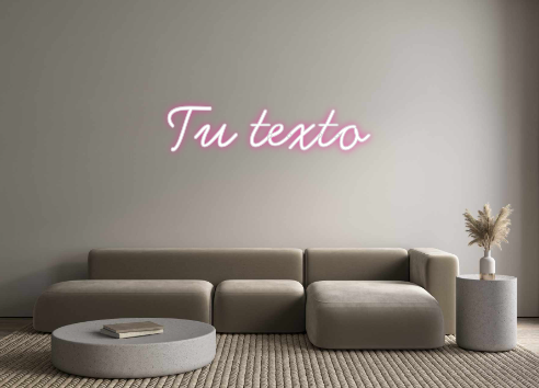 Neon personalizado: Tu texto