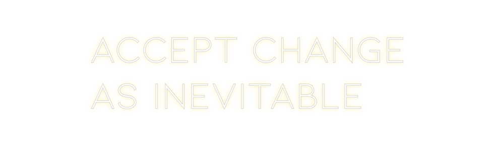 Neon personalizado: AccePt ChanGe...