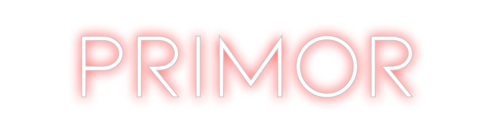 Neon personalizado: Primor