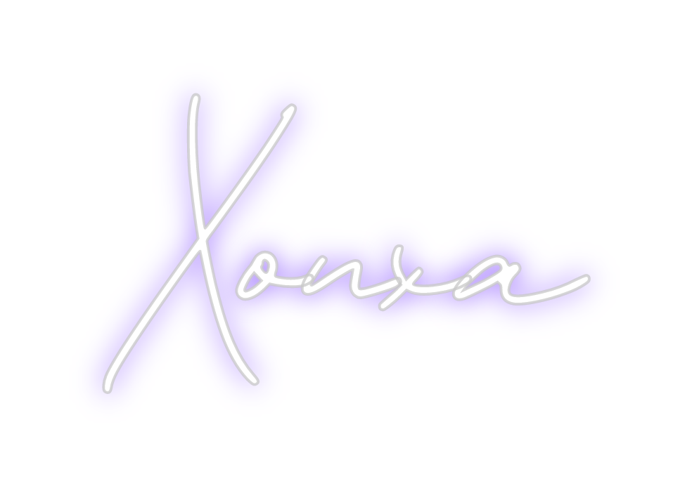 Neon personalizado: Xonxa