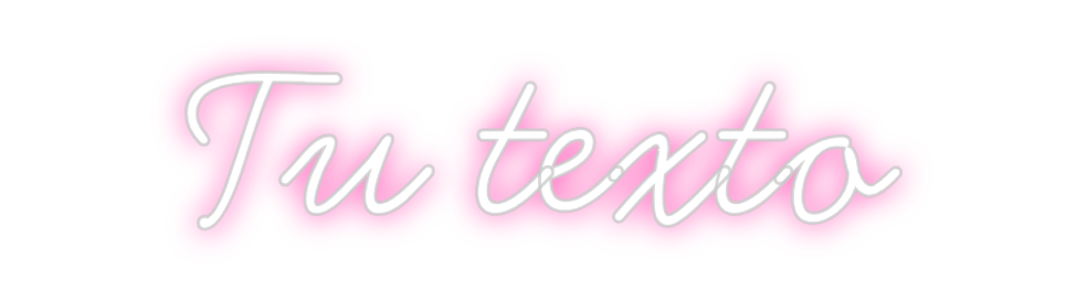 Neon personalizado: Tu texto