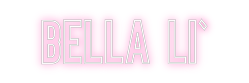Neon personalizado: BELLA Li`