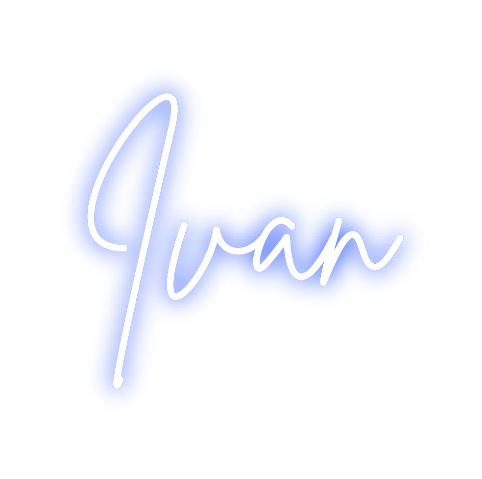 Neon personalizado: Ivan