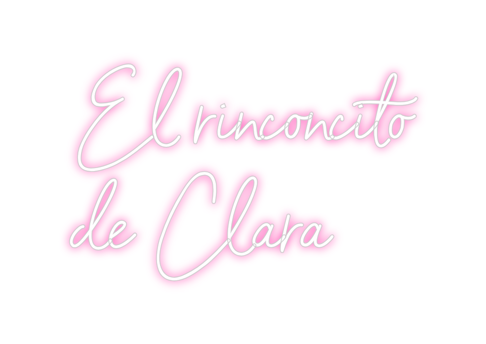 Neon personalizado: El rinconcito...