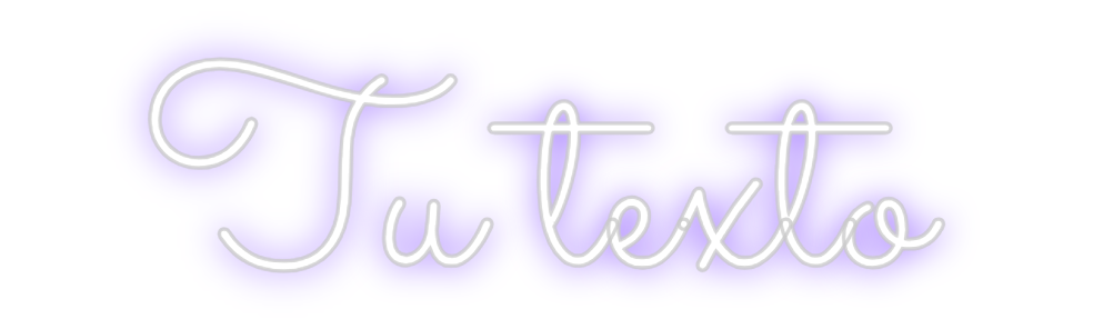 Neon personalizado: Tu texto
