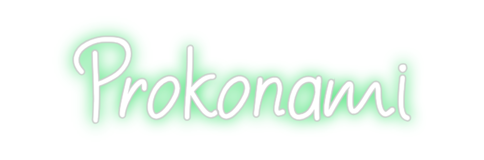 Neon personalizado: Prokonami