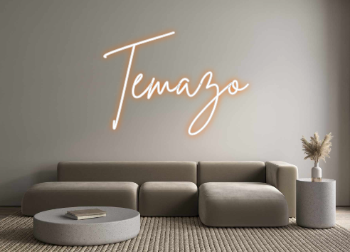 Neon personalizado: Temazo