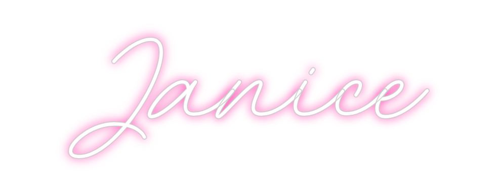 Neon personalizado: Janice