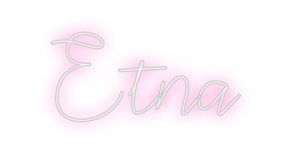 Neon personalizado: Etna