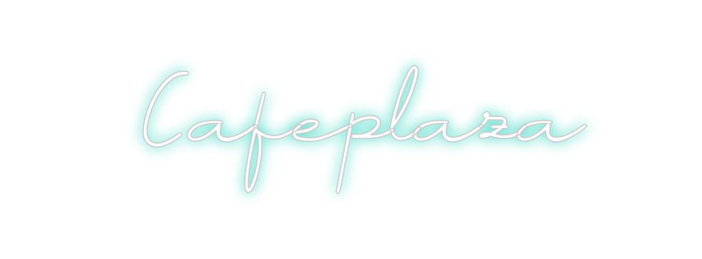Neon personalizado: Cafeplaza