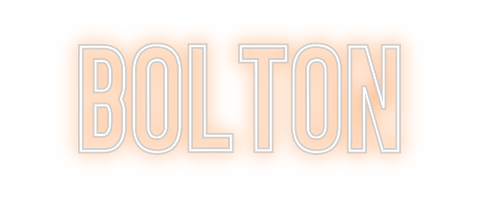 Neon personalizado: Bolton