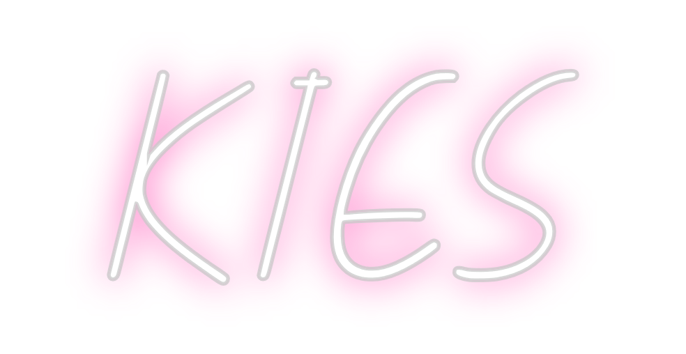 Neon personalizado: KIES