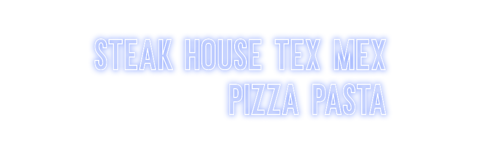 Neon personalizado: Steak house t...