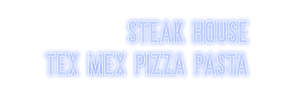 Neon personalizado: Steak house
...