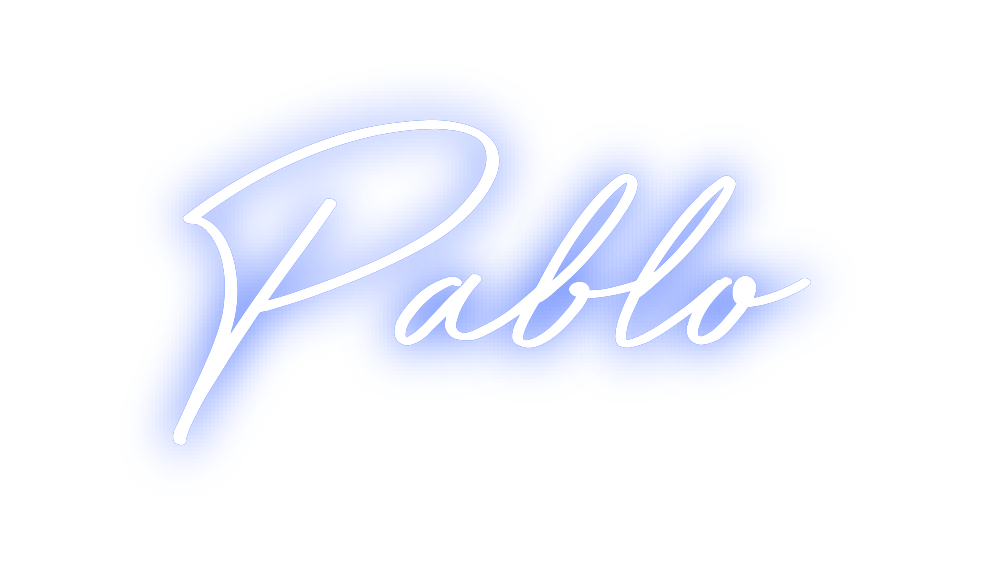 Neon personalizado: Pablo
