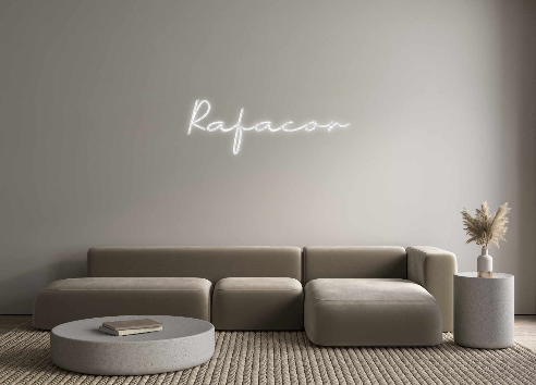 Neon personalizado: Rafacor