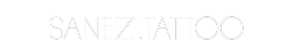 Neon personalizado: SANEZ.TATTOO