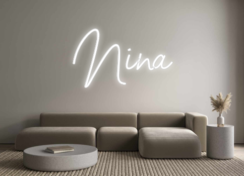 Neon personalizado: Nina