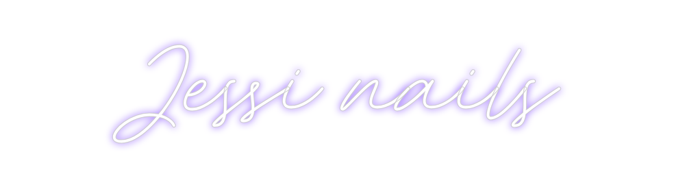 Neon personalizado: Jessi nails