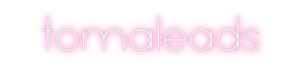 Neon personalizado: tomaleads