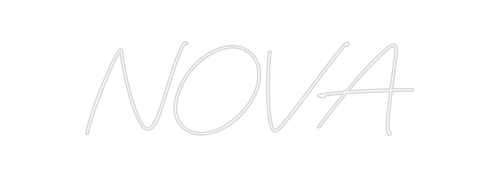 Neon personalizado: NOVA
